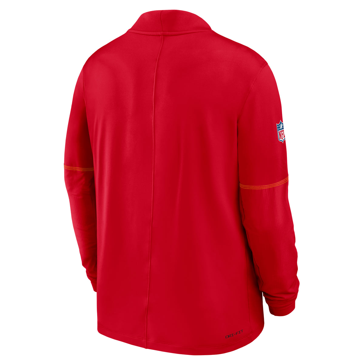 NFL Kansas City Chiefs Nike Midweight Half-Zip Jacket Top- Red