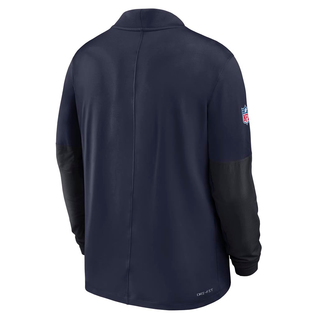 NFL Dallas Cowboys Nike 2025 Sideline Half-Zip Pullover Top - Navy