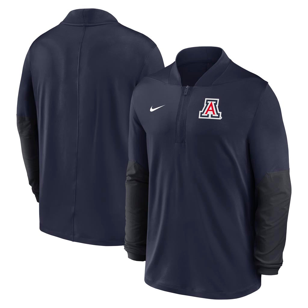 NCAA Arizona Wildcats Nike One Goal Performance Half-Zip Pullover - Navy