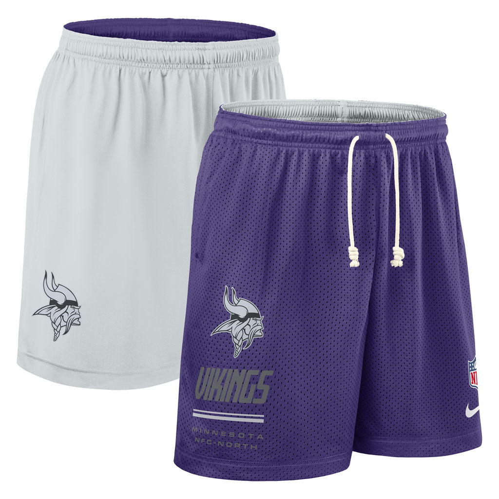 NFL Minnesota Vikings Nike 2026 Dri-FIT Reversible Shorts - Purple