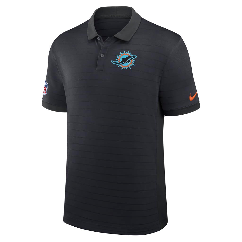NFL Miami Dolphins Nike Rivalry Stripe Polo - Black