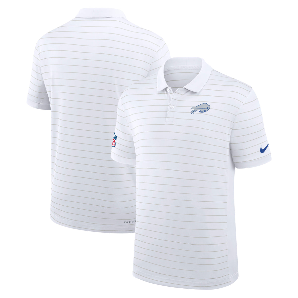 NFL Buffalo Bills Nike Rivalry Sideline Polo- White