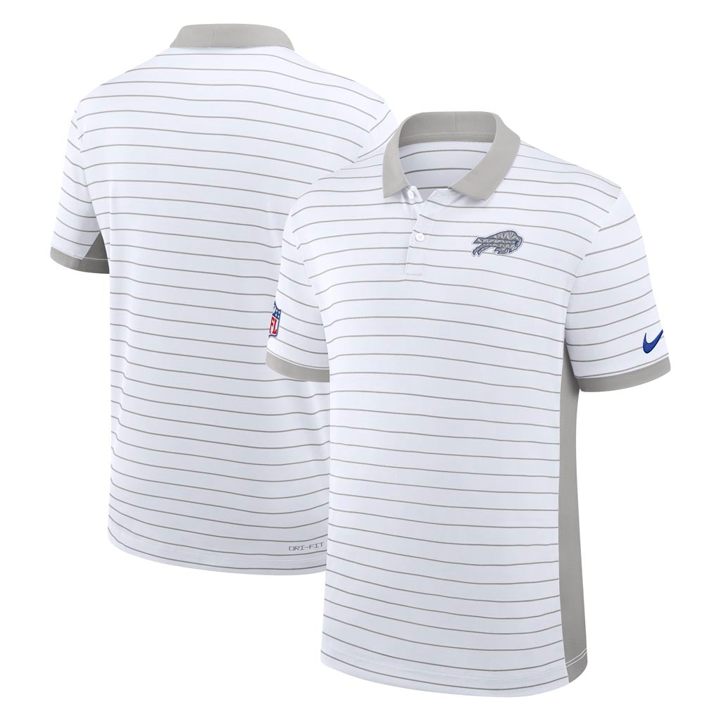 NFL Buffalo Bills Nike Rivalry Stripe Polo - White