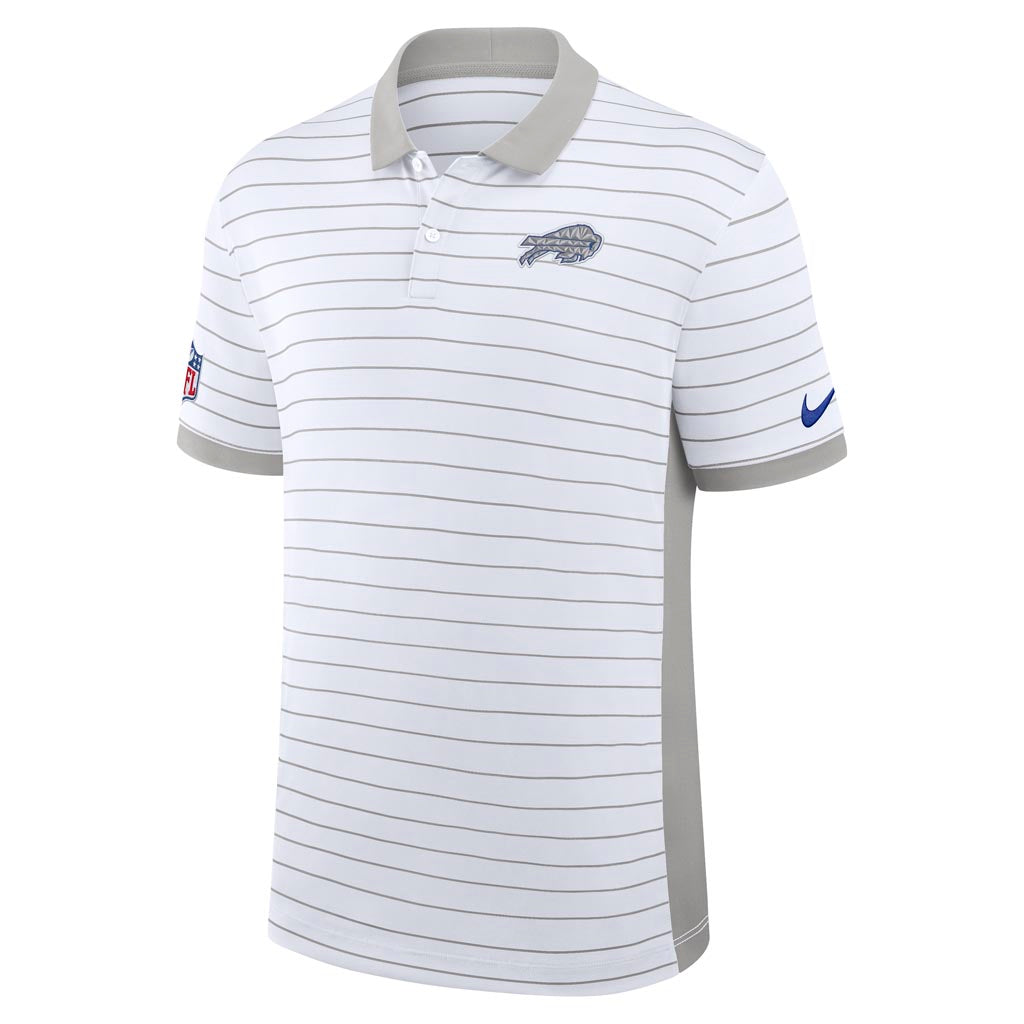 NFL Buffalo Bills Nike Rivalry Stripe Polo - White