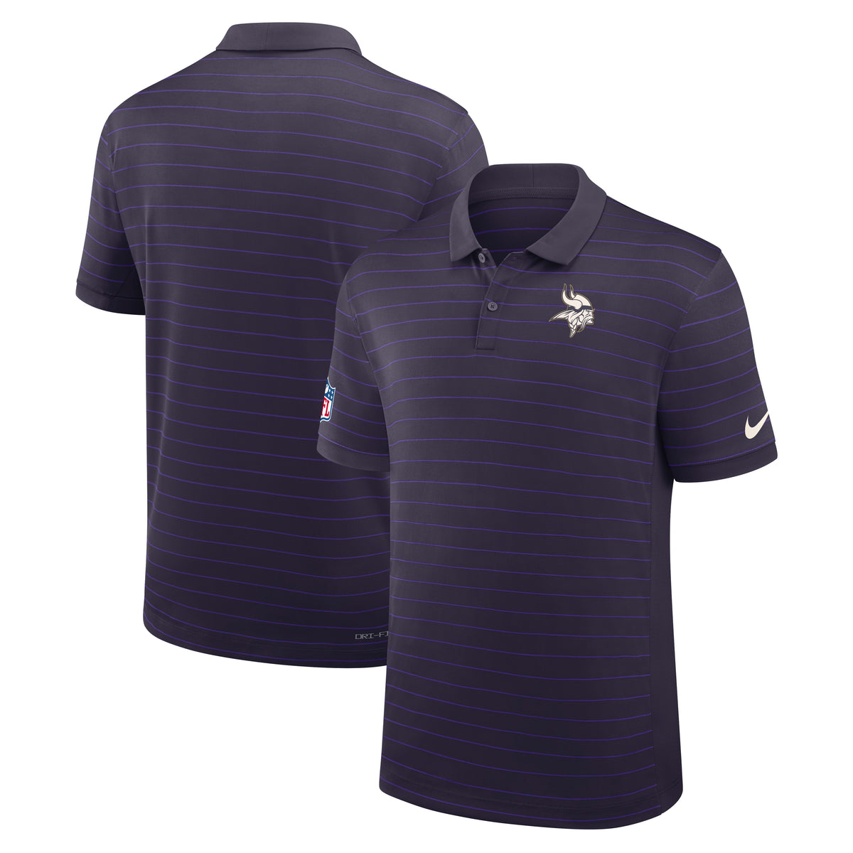 NFL Minnesota Vikings Nike Rivalry Sideline Polo- Purple