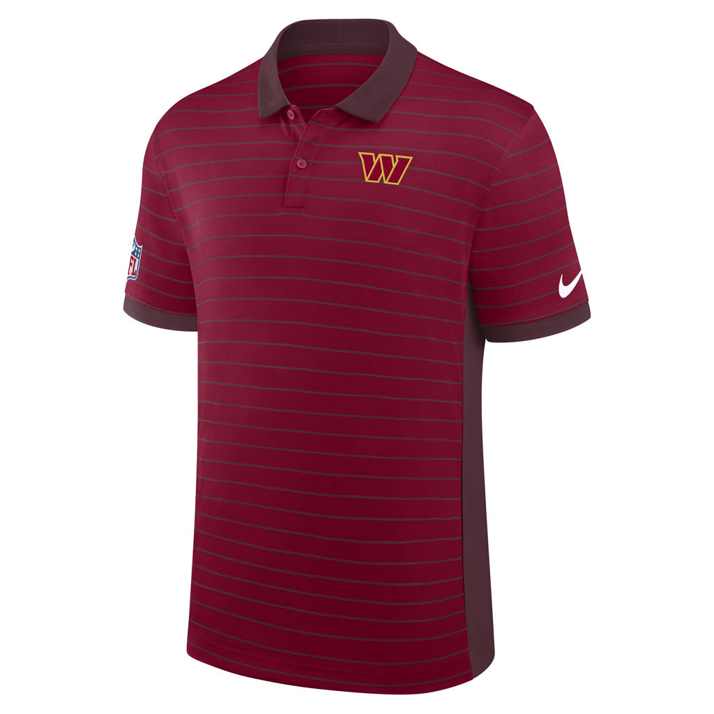 NFL Washington Commanders Nike 2026 Dri-FIT Striped Polo - Maroon