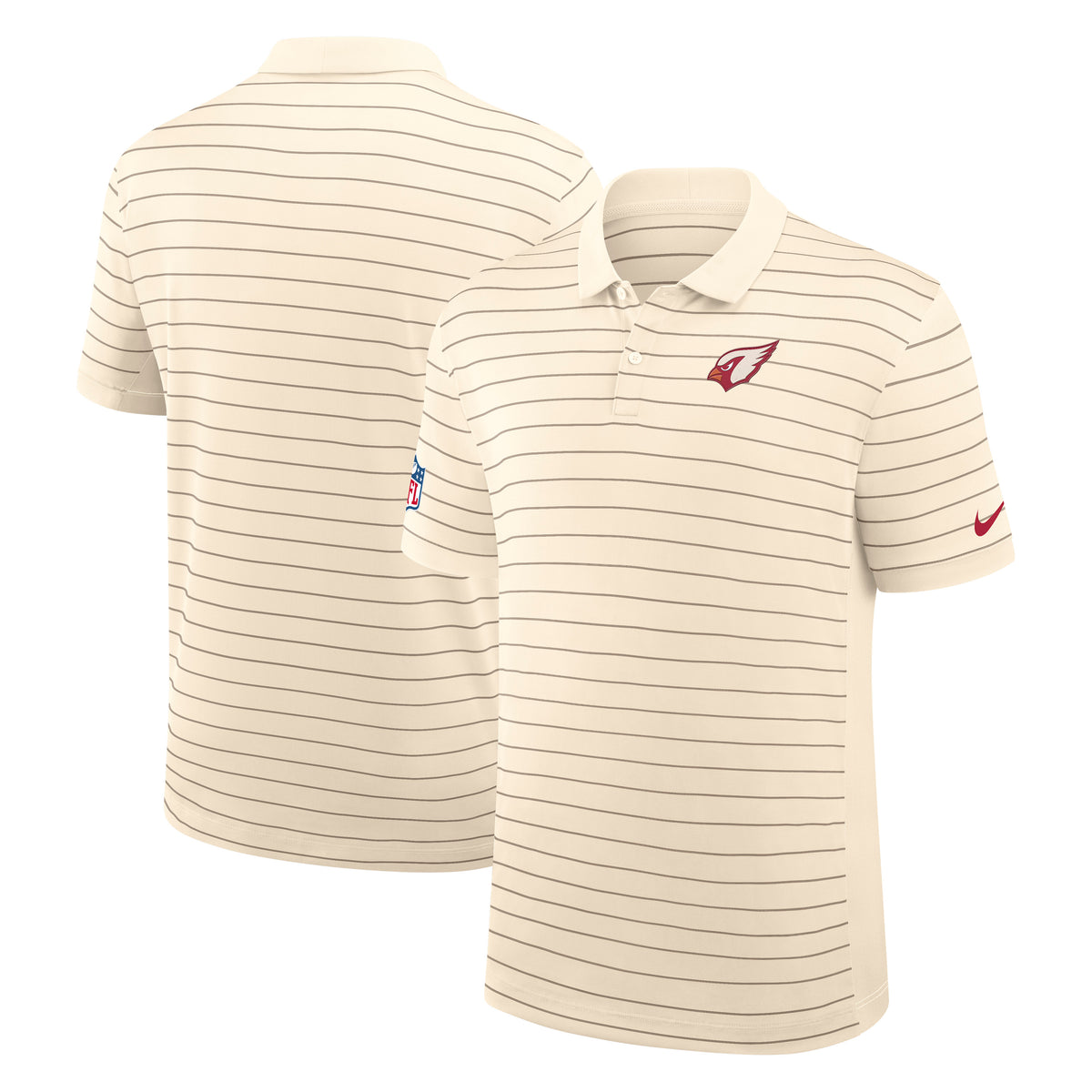 NFL Arizona Cardinals Nike Rivalry Sideline Polo- Cream