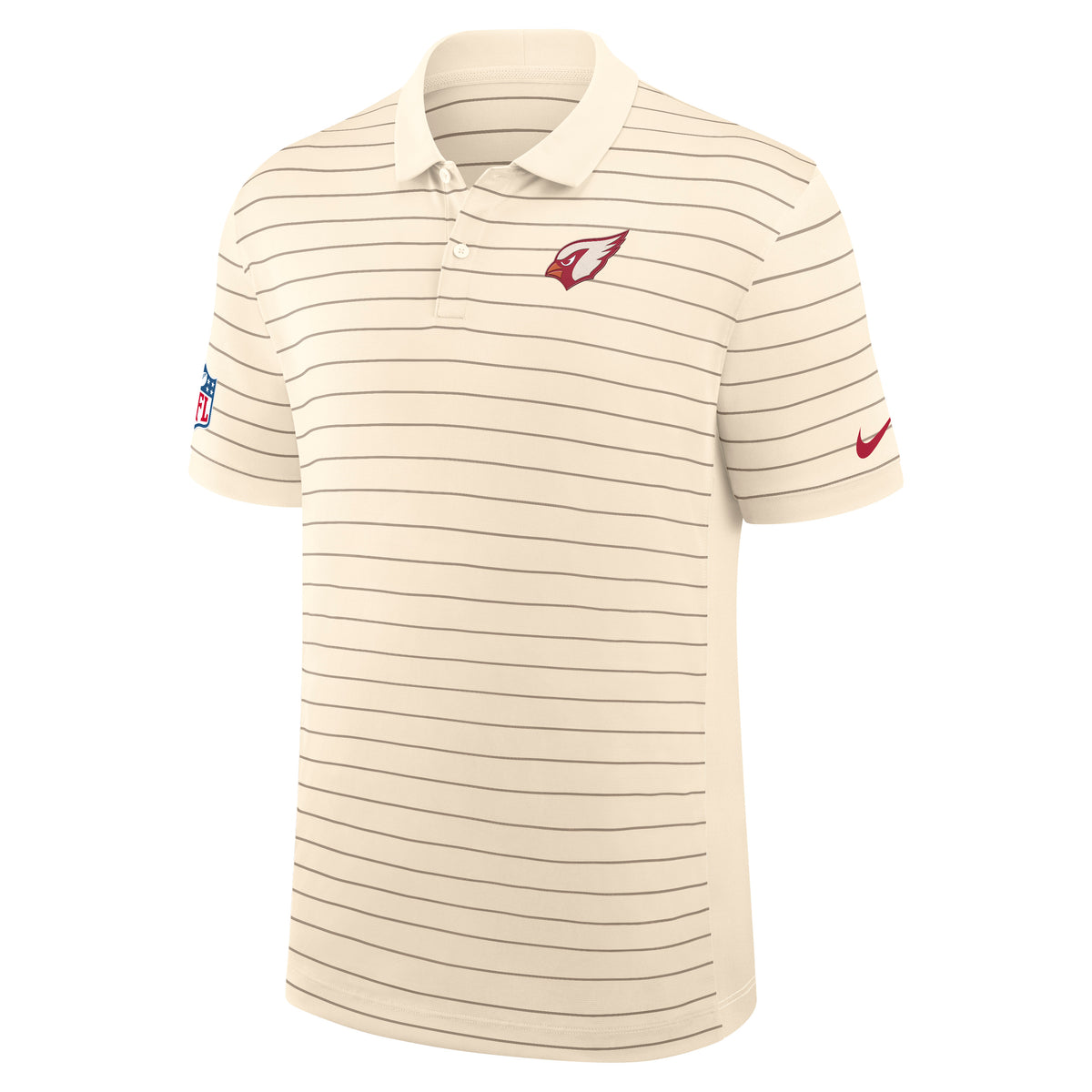NFL Arizona Cardinals Nike Rivalry Sideline Polo- Cream