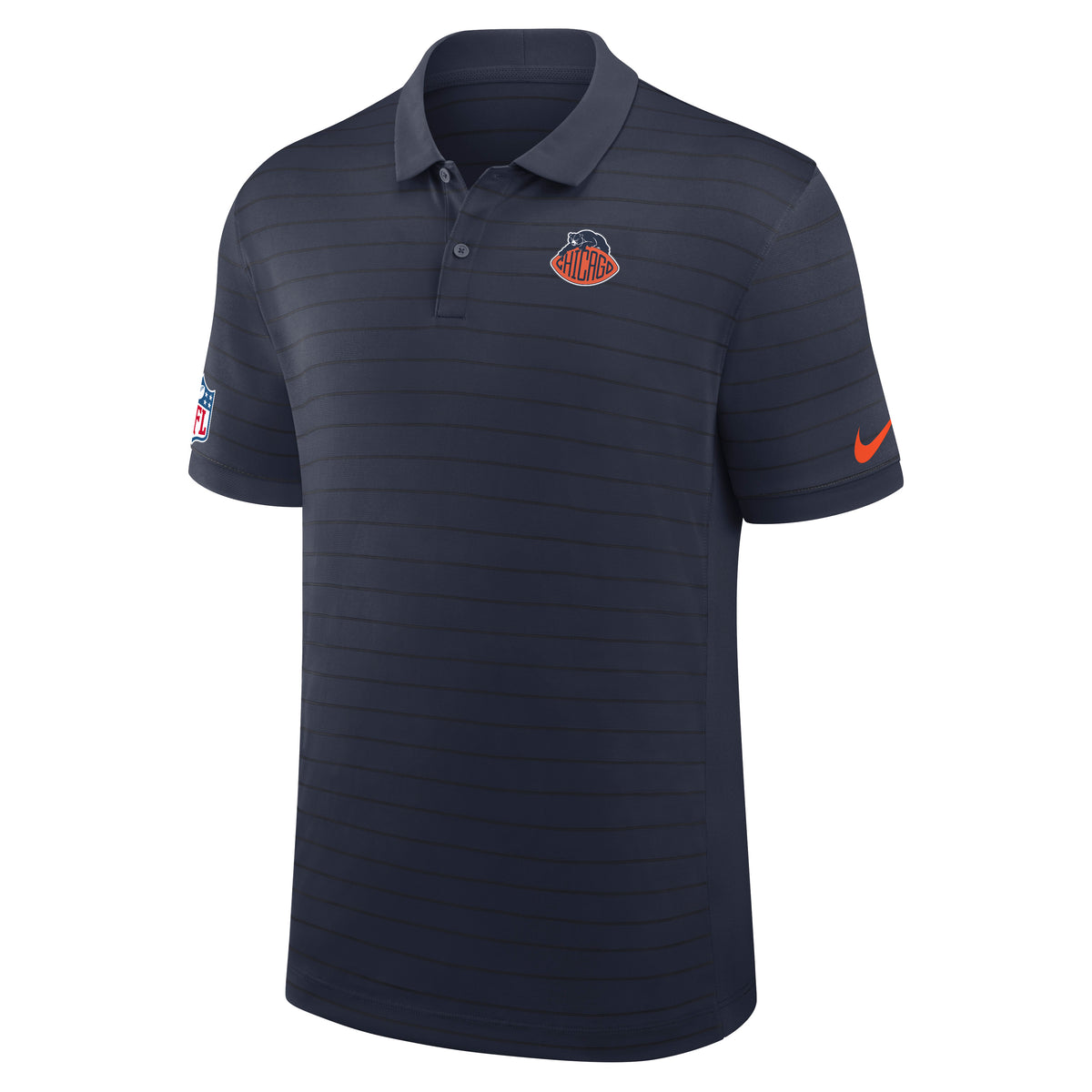 NFL Chicago Bears Nike Rivalry Sideline Polo- Navy