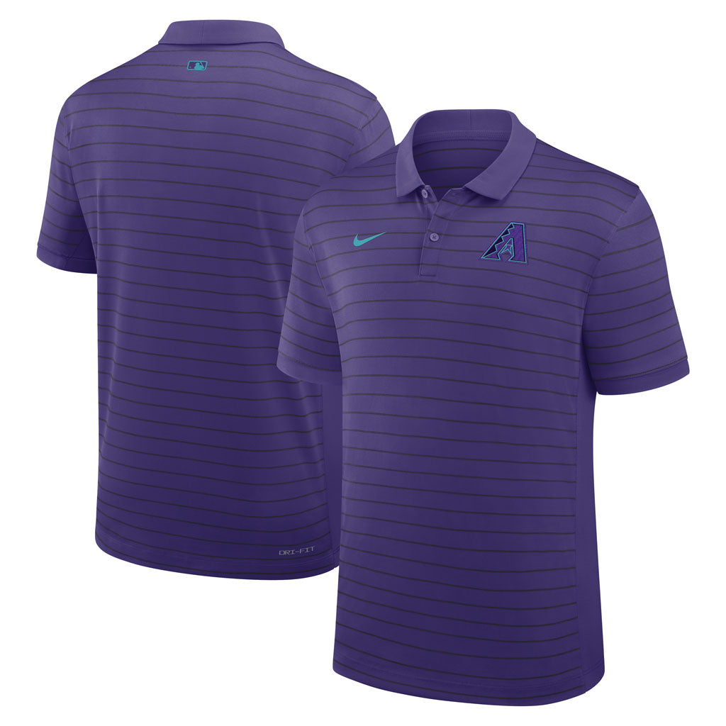 MLB Arizona Diamondbacks Nike 2026 Authentic Collection City Connect Striped Victory Polo - Purple