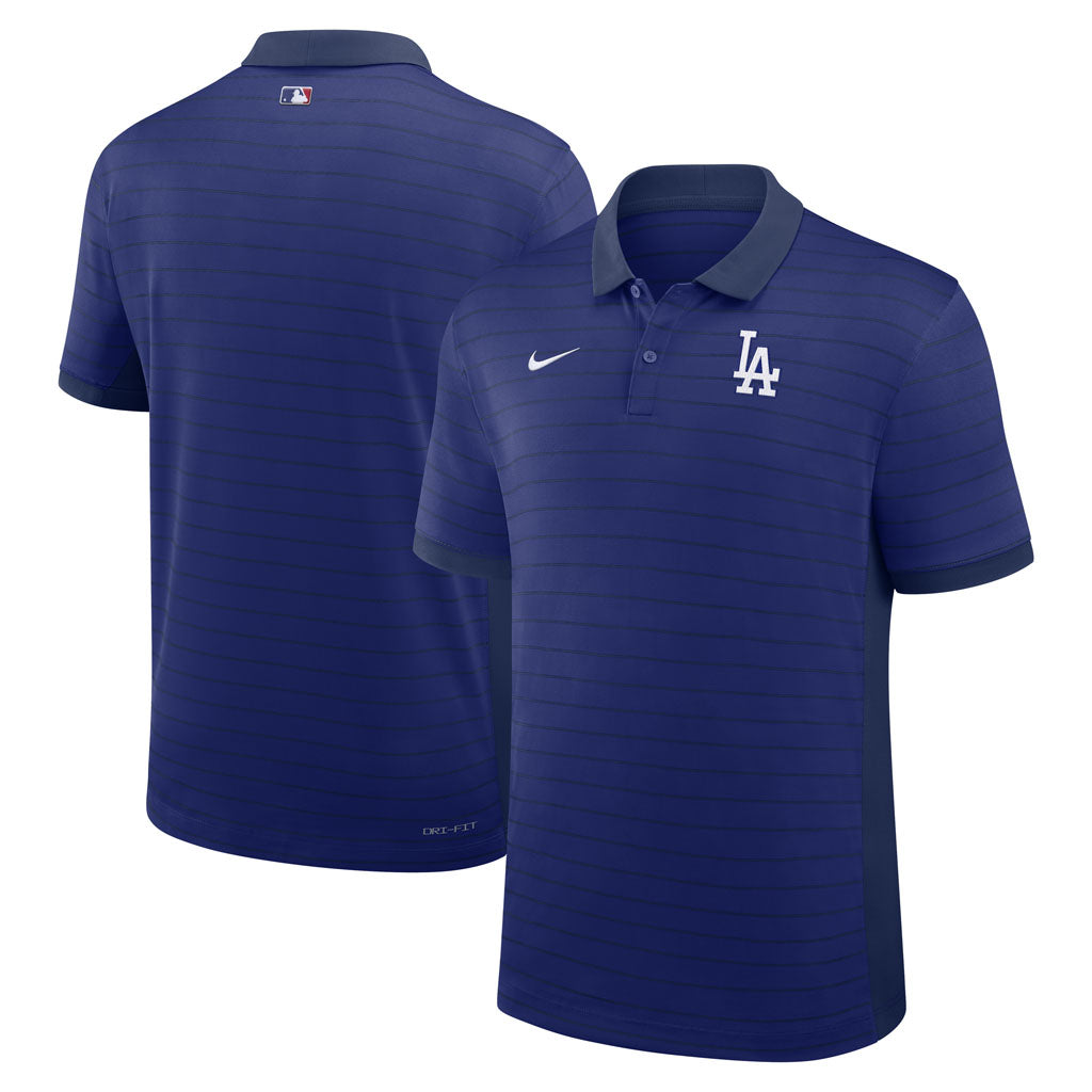 MLB Los Angeles Dodgers Nike 2026 Authentic Collection Striped Victory Polo - Blue