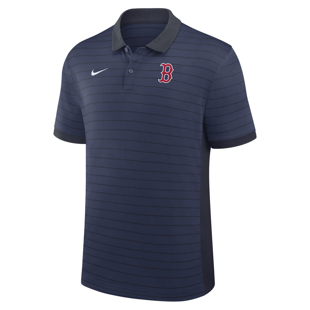 MLB Boston Red Sox Nike 2026 Authentic Collection Striped Victory Polo - Navy