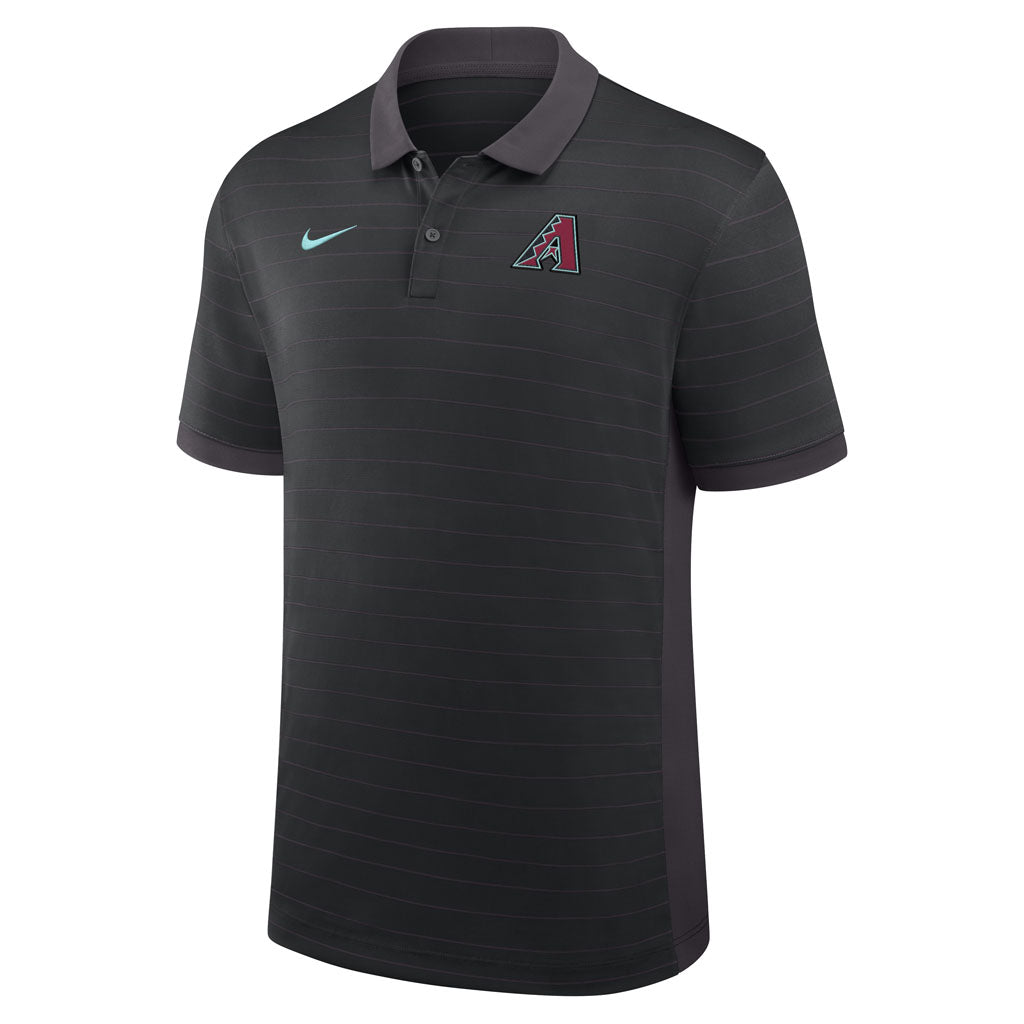 MLB Arizona Diamondbacks Nike 2026 Authentic Collection Striped Victory Polo - Black