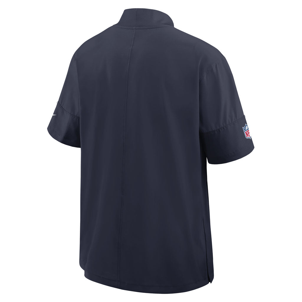 NFL Dallas Cowboys Nike 2026 Lightweight Short Sleeve Coaches Jacket - Navy