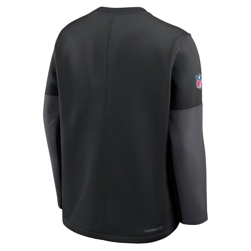 NFL Pittsburgh Steelers Nike 2025 Sideline Coaches Therma-FIT Long Sleeve T-Shirt - Black