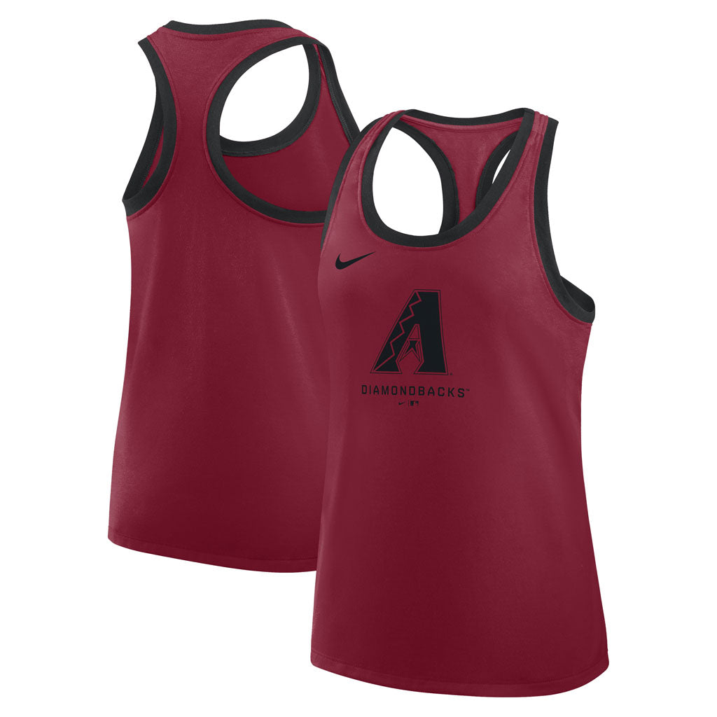 MLB Arizona Diamondbacks Women's Nike Team Logo Racerback Tank Top - Red