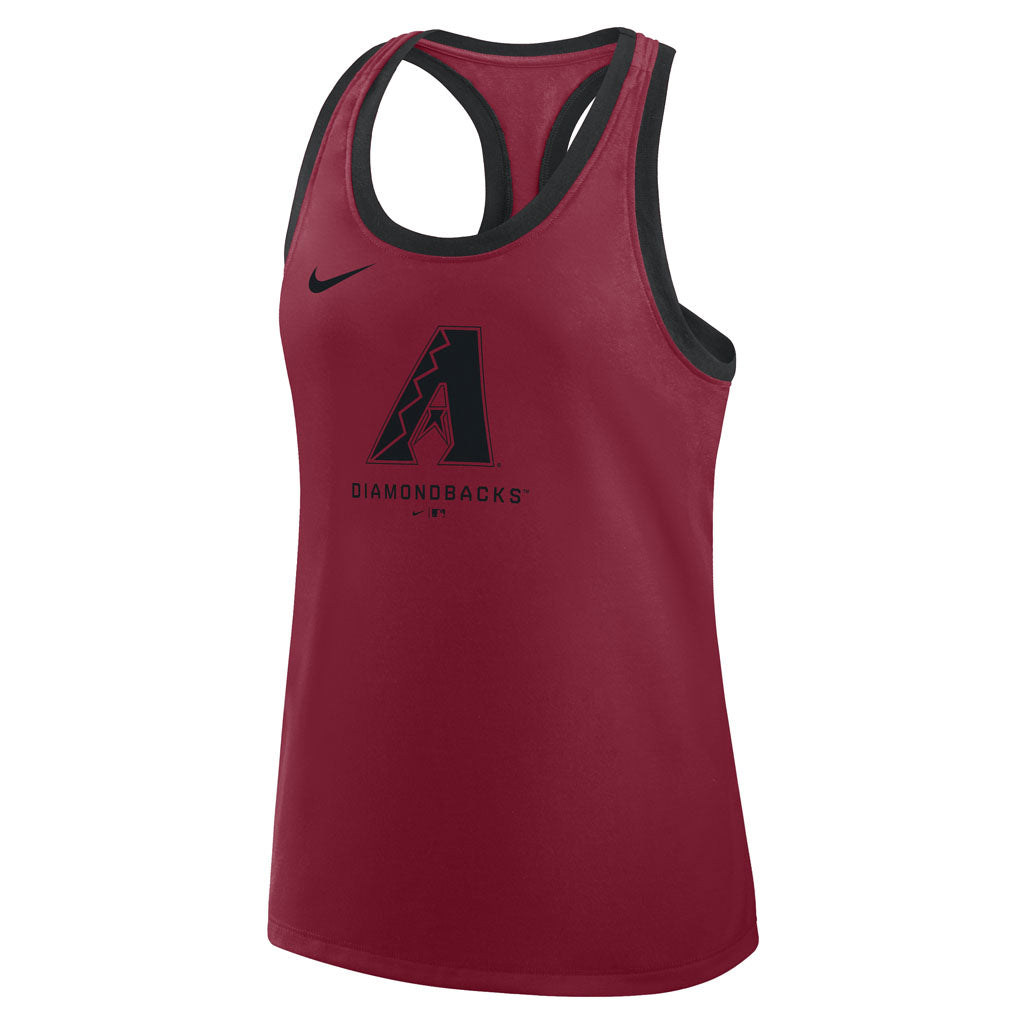 MLB Arizona Diamondbacks Women's Nike Team Logo Racerback Tank Top - Red