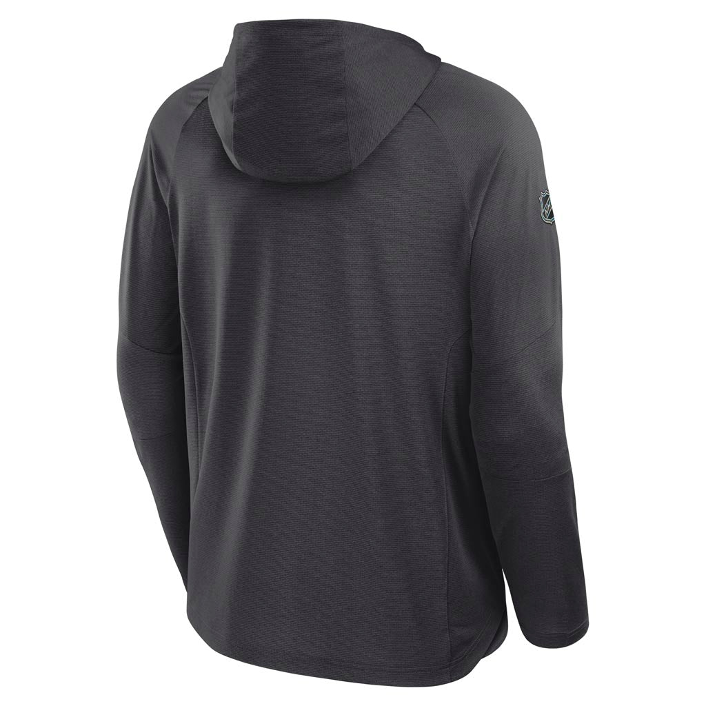 NHL Pittsburgh Penguins Fanatics Authentic Pro Rink Lightweight Hoodie - Black