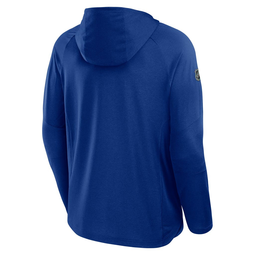 NHL Toronto Maple Leafs Fanatics Authentic Pro Rink Lightweight Hoodie - Blue