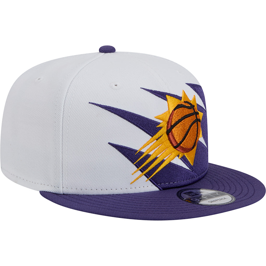 NBA Phoenix Suns New Era Jagged 9FIFTY Snapback Hat - White