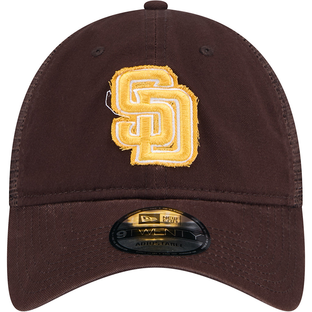 MLB San Diego Padres New Era Game Day 9TWENTY Snapback Trucker Hat - Brown