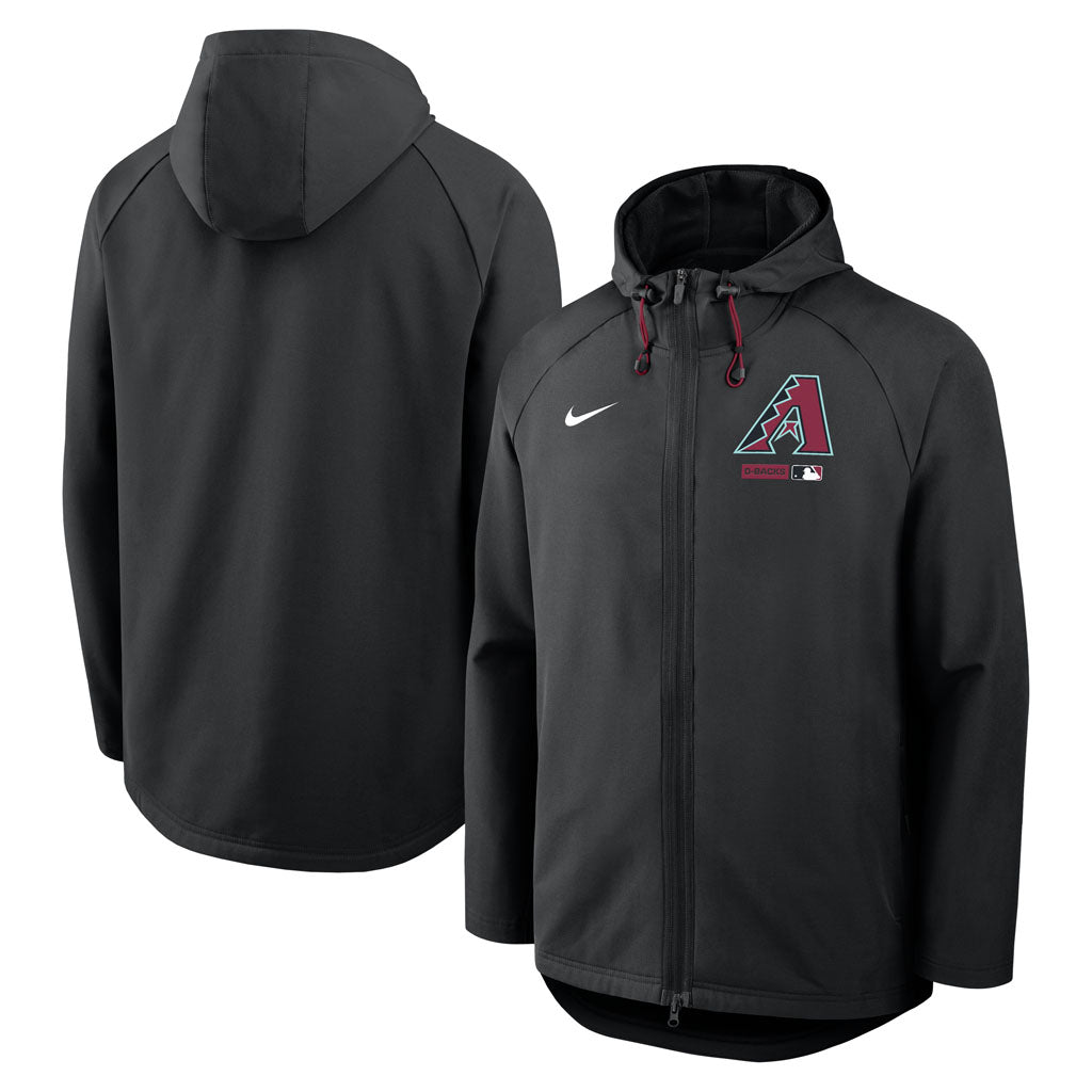 MLB Arizona Diamondbacks Nike 2026 Authentic Collection Therma Jacket - Black