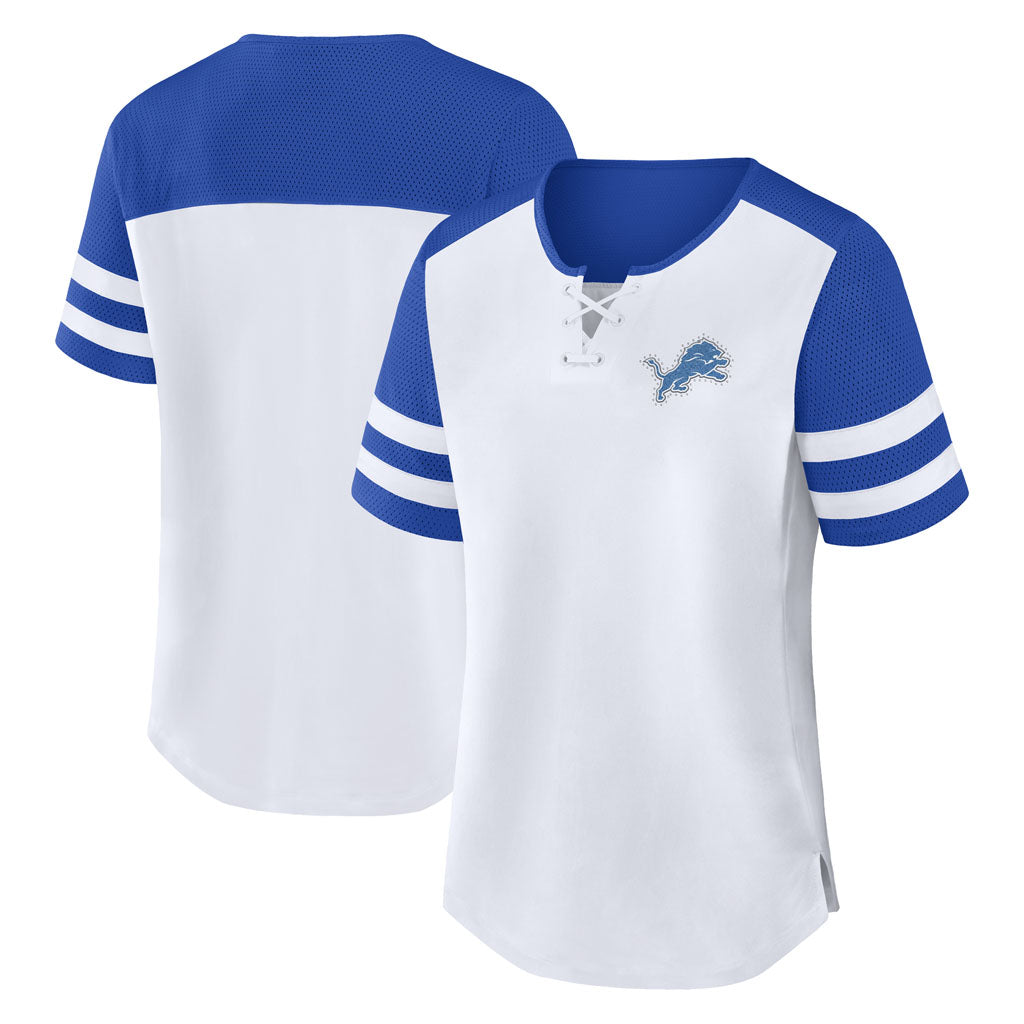 NFL Detroit Lions Women's Fanatics Touchdown Pass T-Shirt - White