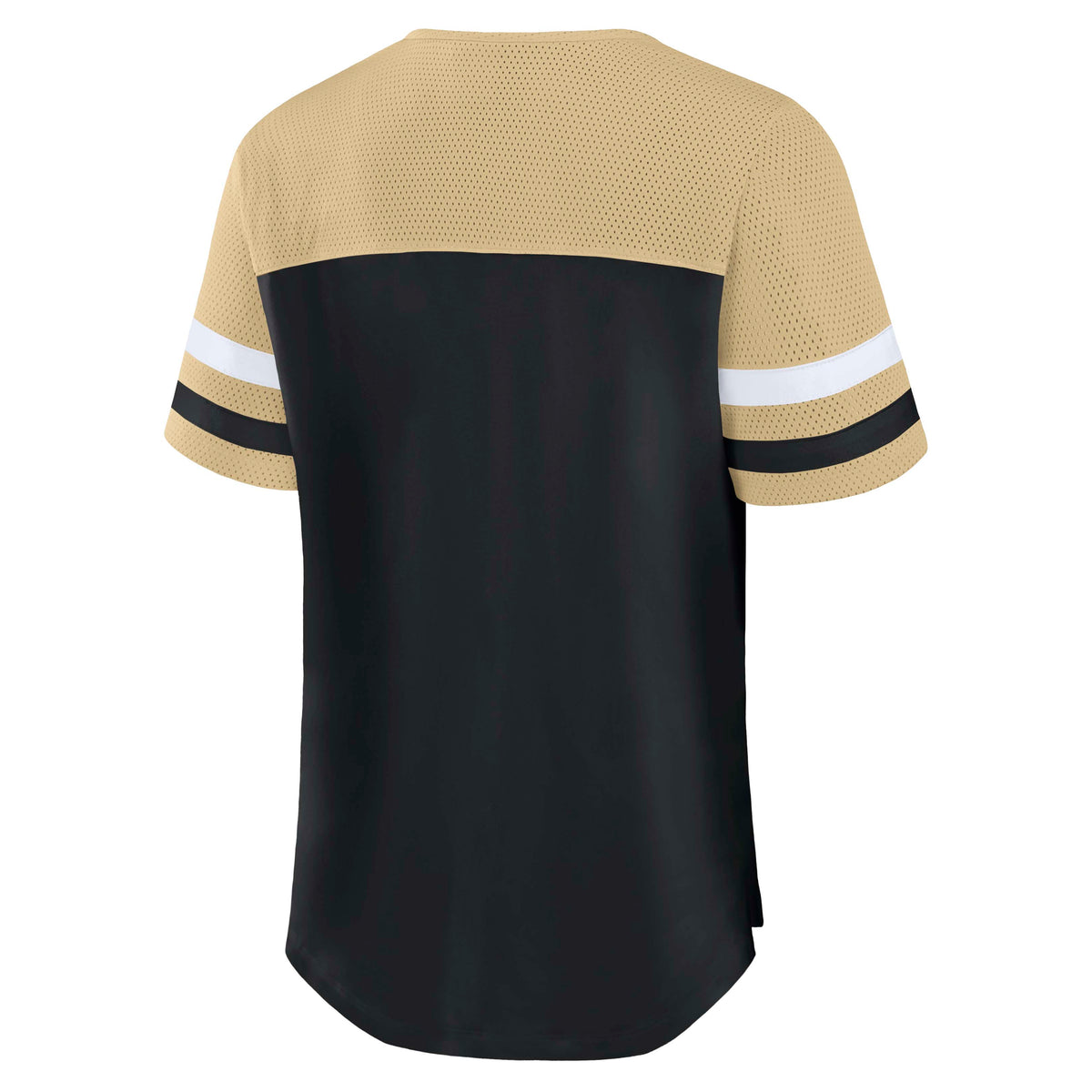 NFL New Orleans Saints Women's Fanatics Curl Route Athena Top- Black
