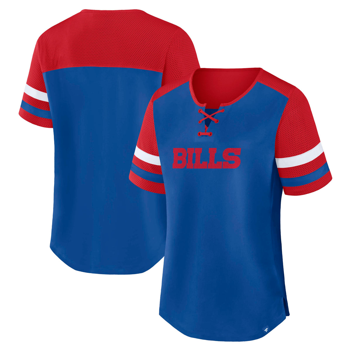 NFL Buffalo Bills Women's Fanatics Curl Route Athena Top- Blue