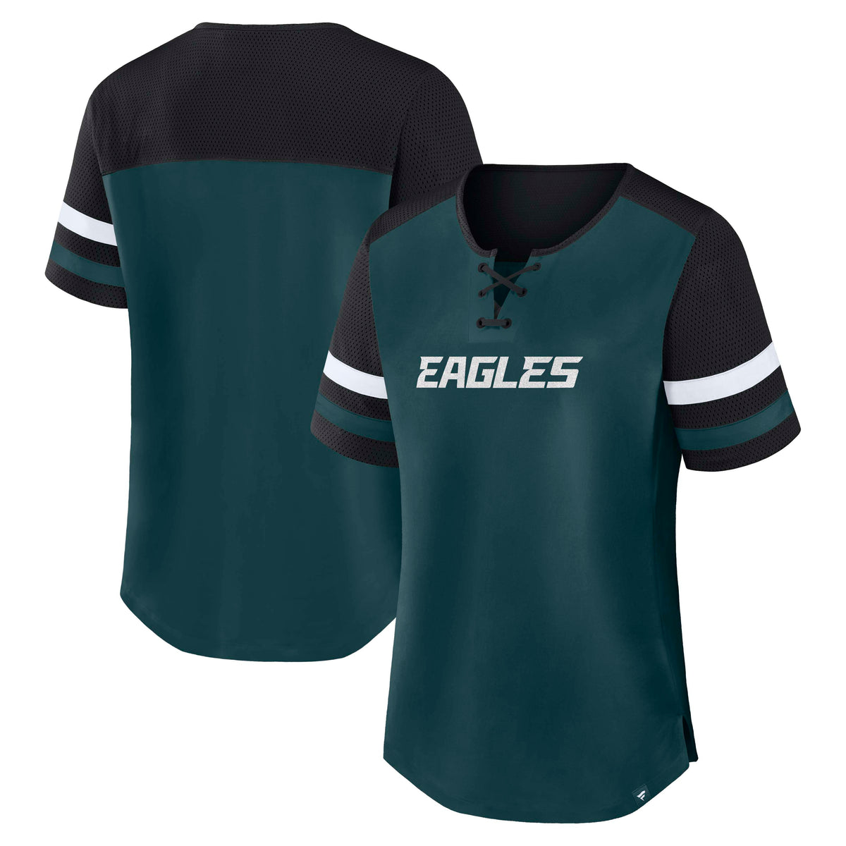 NFL Philadelphia Eagles Women's Fanatics Curl Route Athena Top- Green