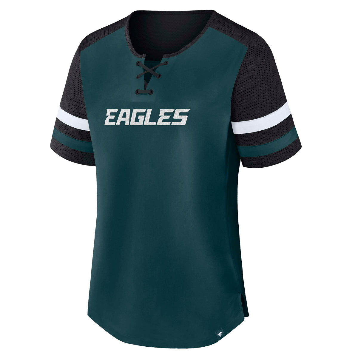 NFL Philadelphia Eagles Women's Fanatics Curl Route Athena Top- Green