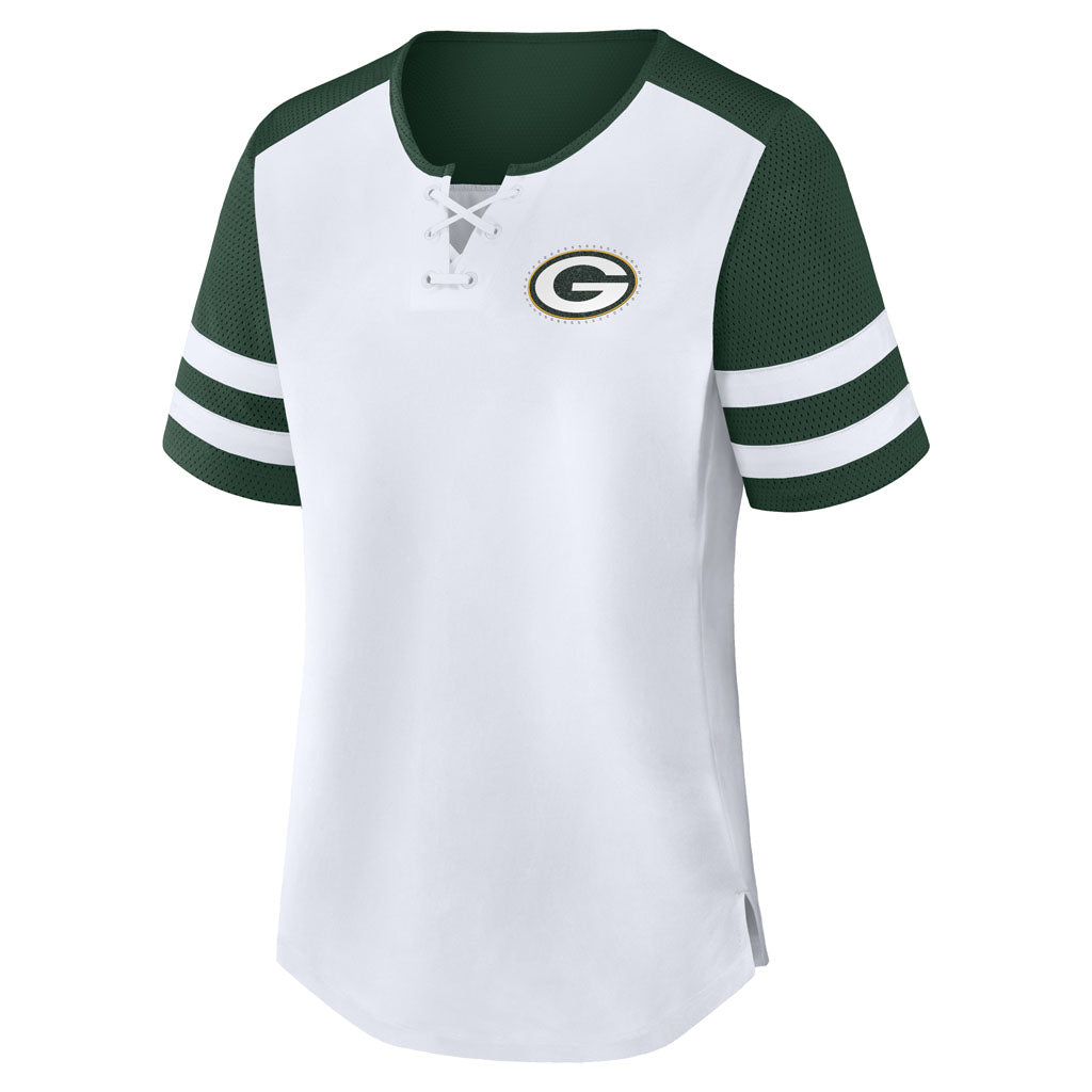 NFL Green Bay Packers Women's Fanatics Touchdown Pass T-Shirt - White