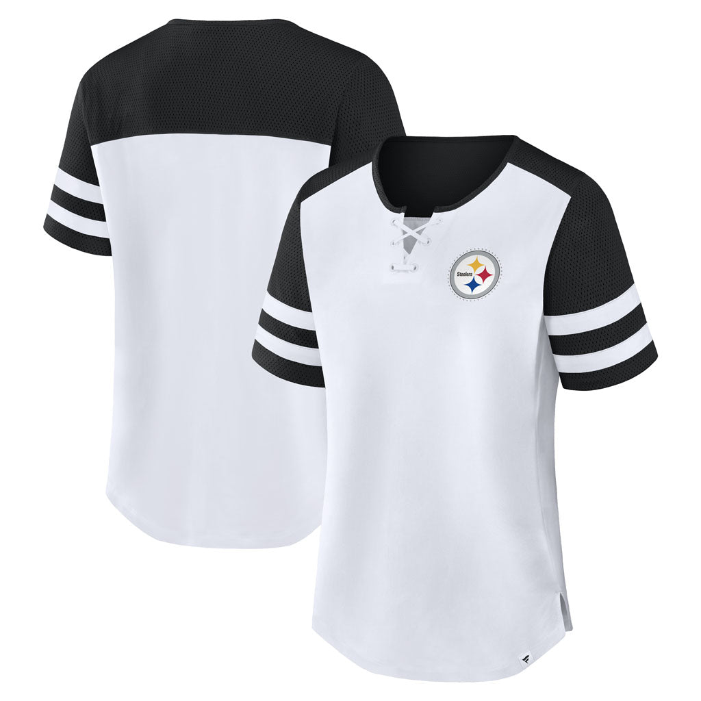 NFL Pittsburgh Steelers Women's Fanatics Touchdown Pass T-Shirt - White