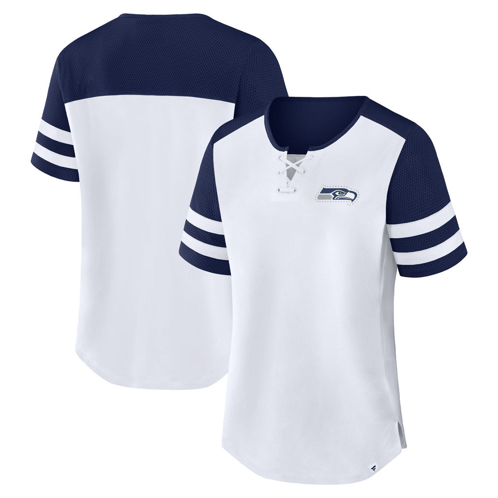 NFL Seattle Seahawks Women's Fanatics Touchdown Pass T-Shirt - White