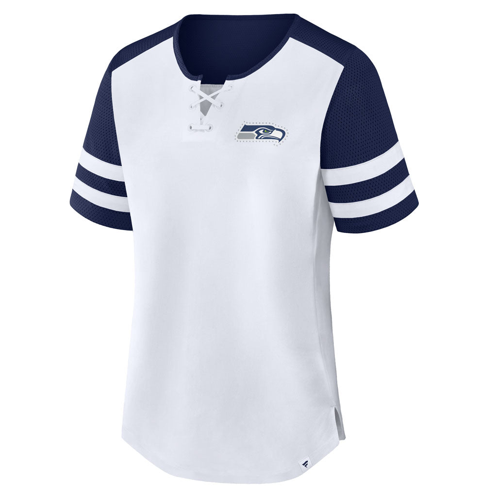NFL Seattle Seahawks Women's Fanatics Touchdown Pass T-Shirt - White
