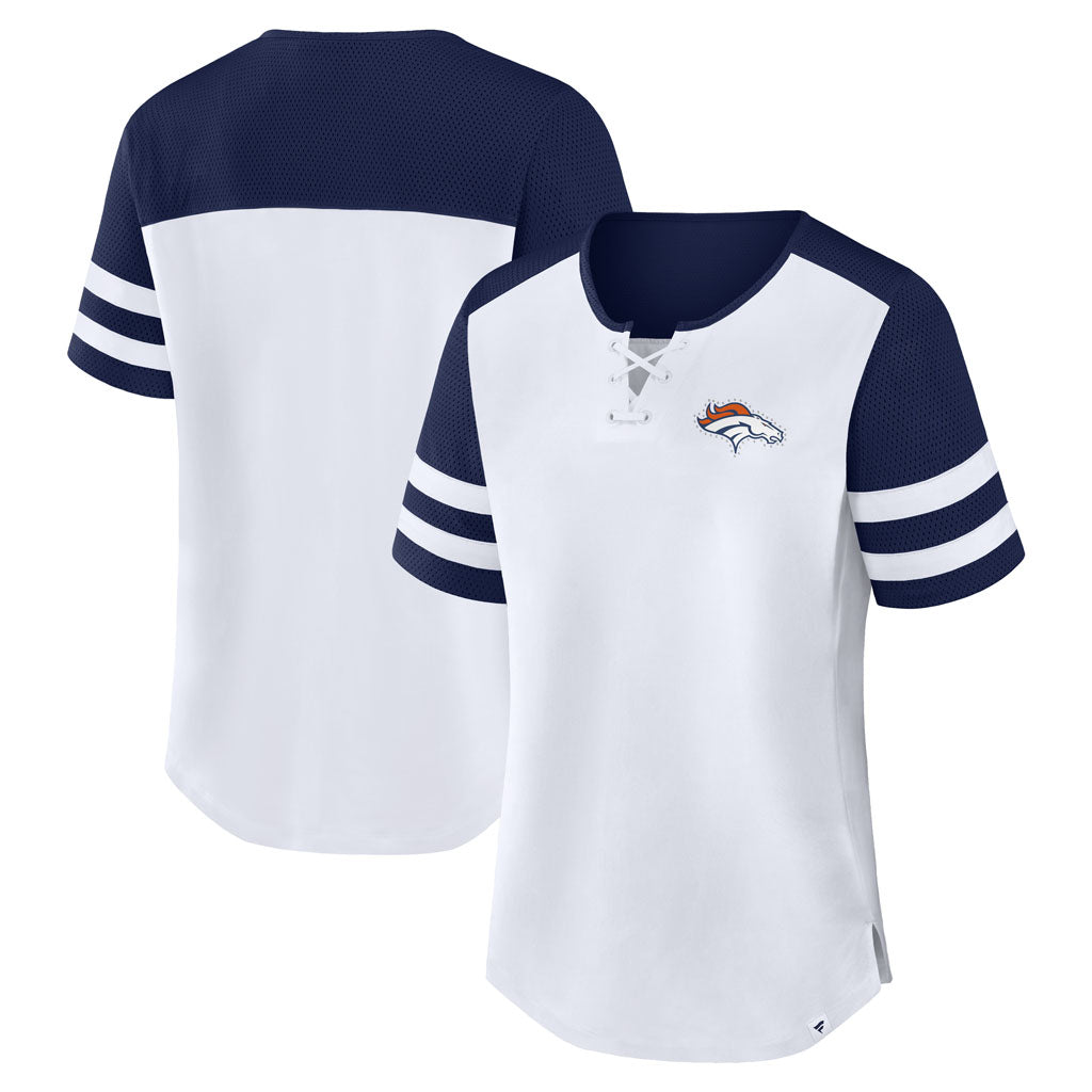 NFL Denver Broncos Women's Fanatics Touchdown Pass T-Shirt - White