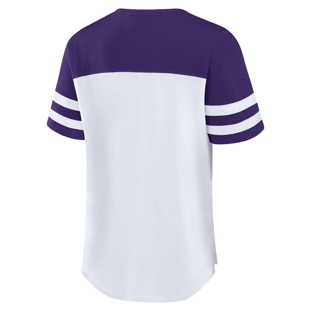 NFL Minnesota Vikings Women's Fanatics Touchdown Pass T-Shirt - White