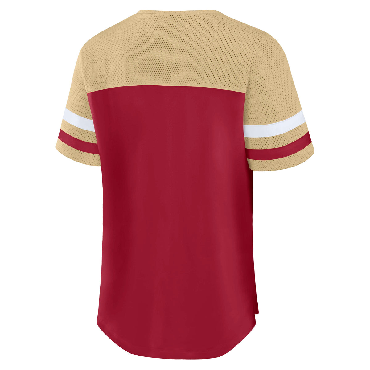 NFL San Francisco 49ers Women's Fanatics Curl Route Athena Top- Red