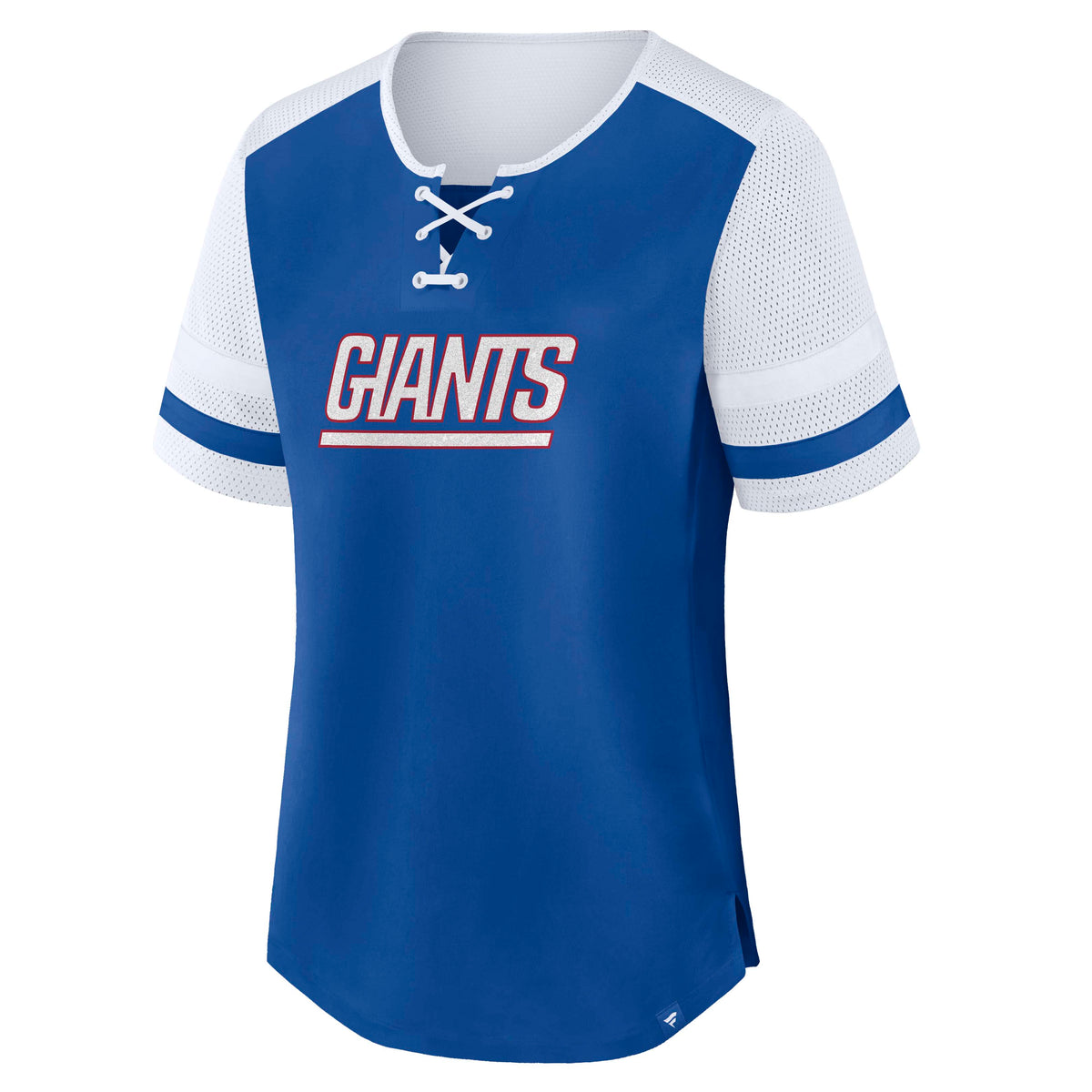 NFL New York Giants Women's Fanatics Curl Route Athena Top- Blue