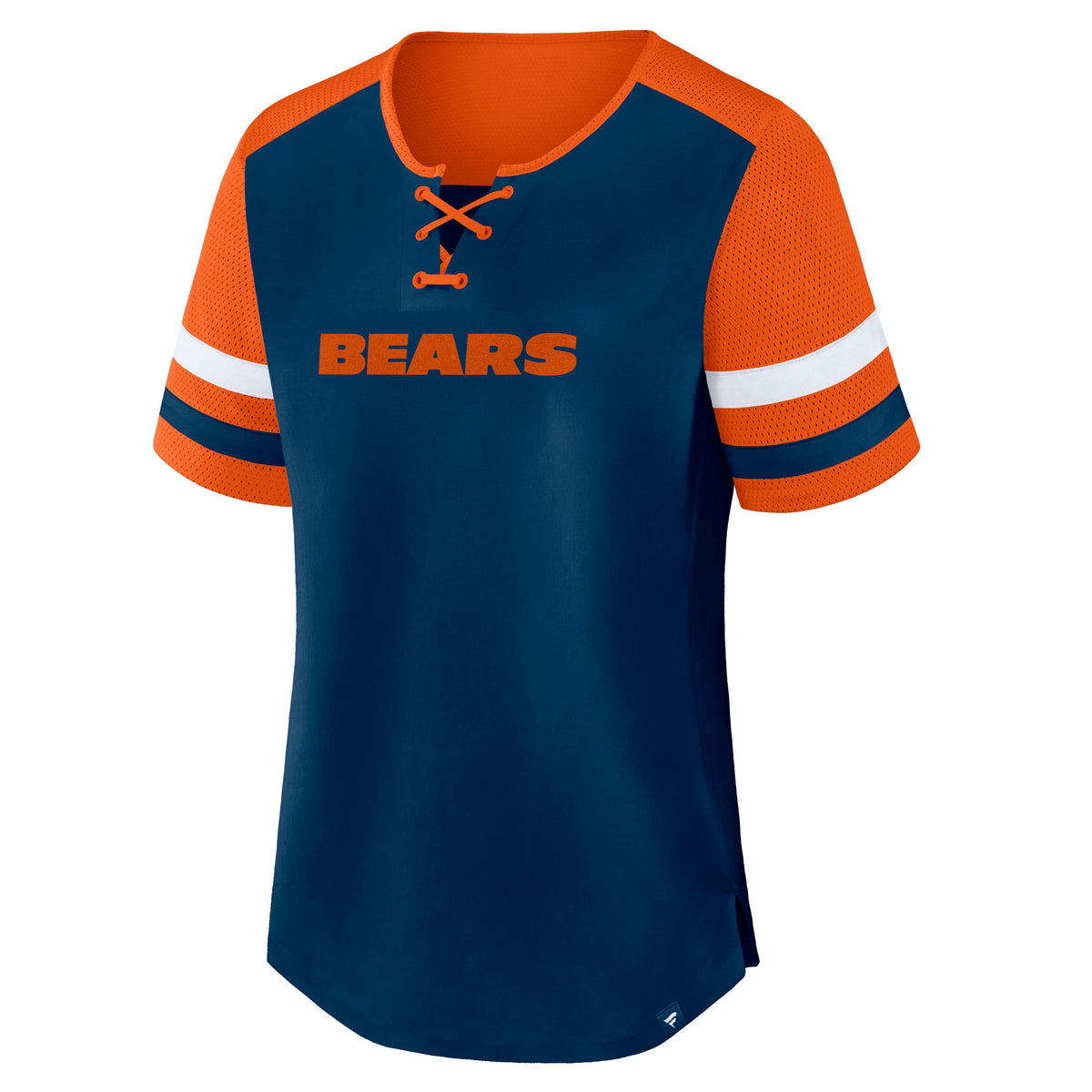 NFL Chicago Bears Women's Fanatics Curl Route Athena Top- Navy