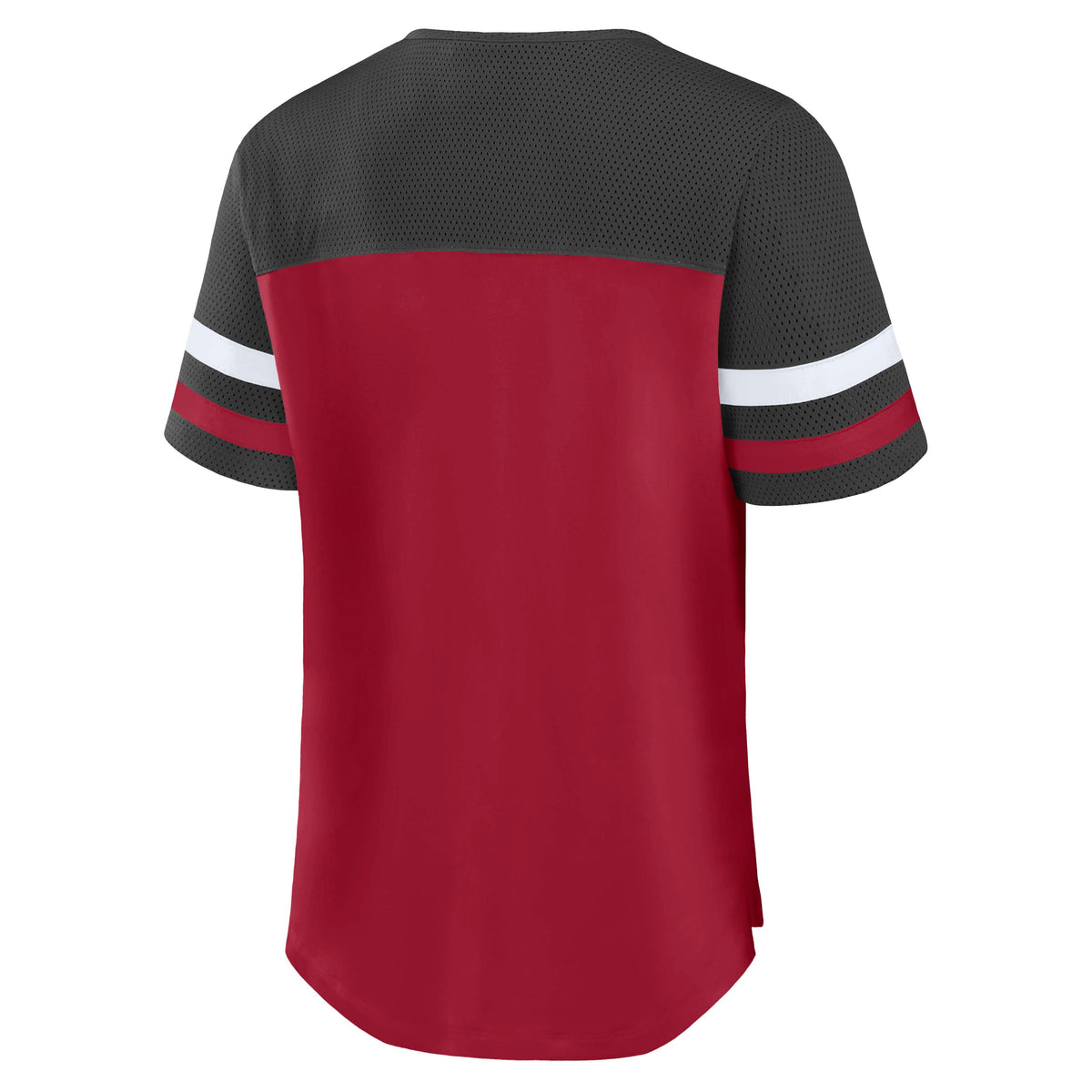 NFL Tampa Bay Buccaneers Women's Fanatics Curl Route Athena Top- Red
