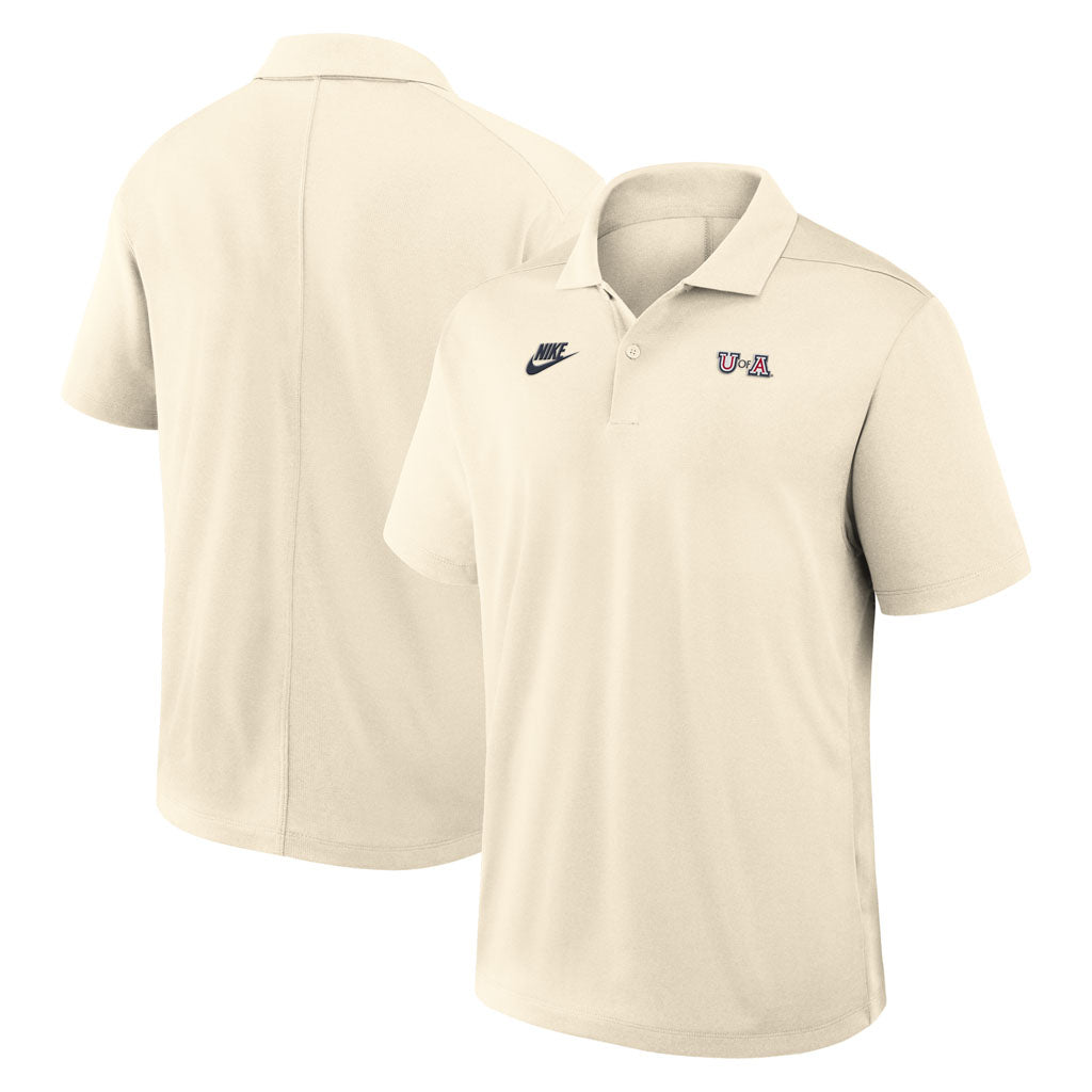 NCAA Arizona Wildcats Nike Alternate Victory Legacy Polo - Cream