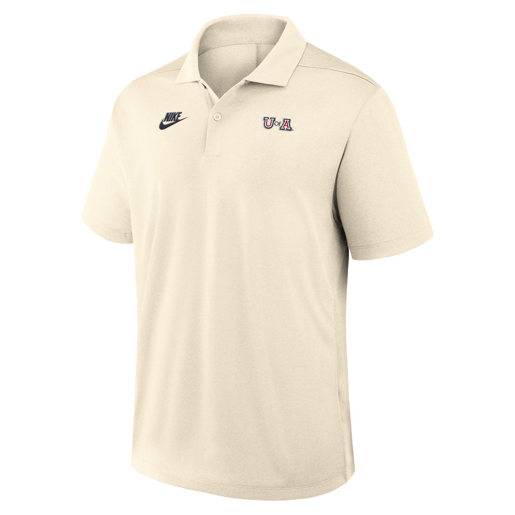 NCAA Arizona Wildcats Nike Alternate Victory Legacy Polo - Cream