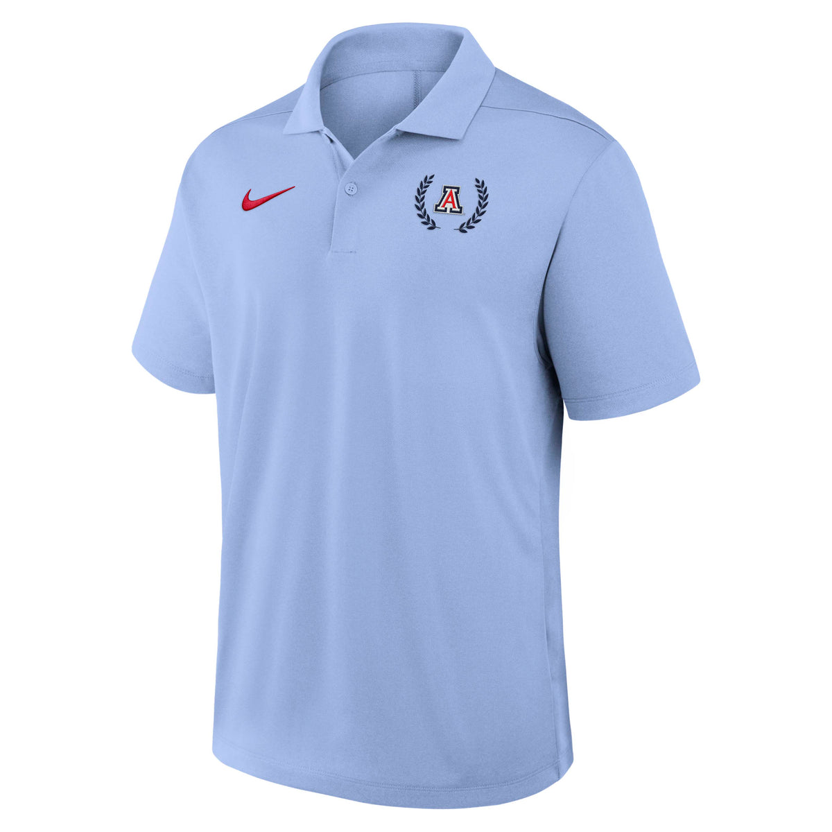 NCAA Arizona Wildcats Nike Primary Victory Plus Polo- Light Blue
