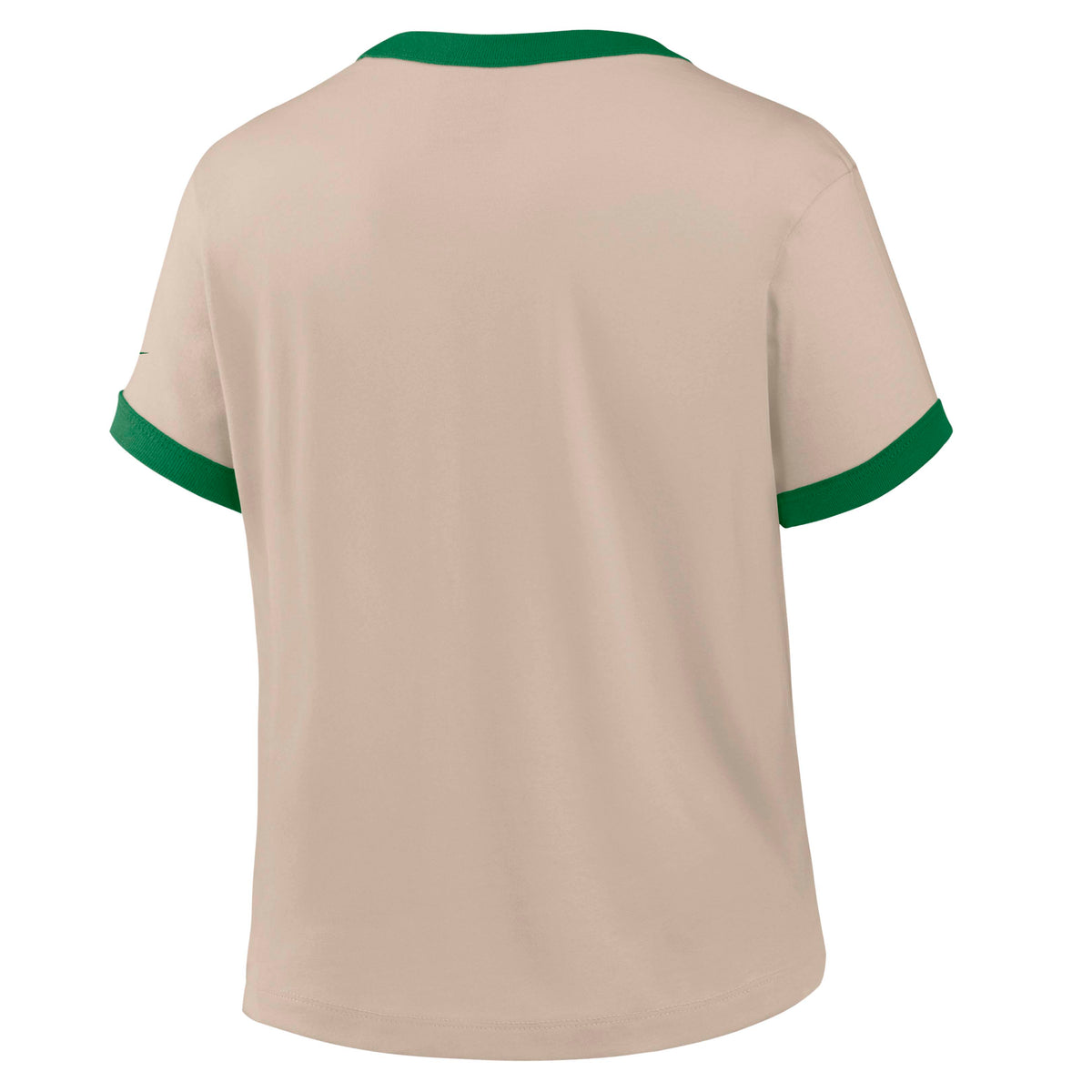 NFL Philadelphia Eagles Women's Nike Ringer T-Shirt- Tan