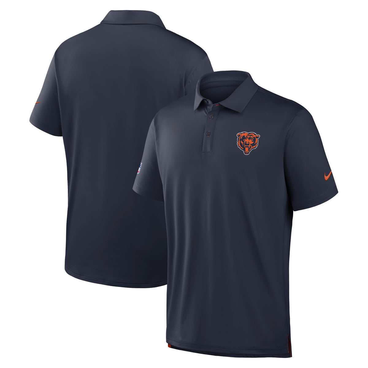 NFL Chicago Bears Nike Tour Polo- Navy
