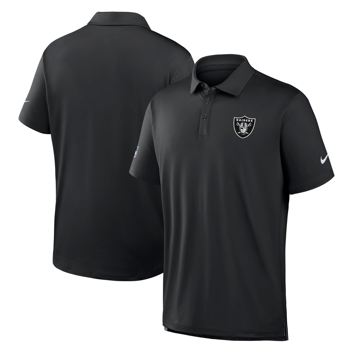 NFL Las Vegas Raiders Nike Tour Polo- Black