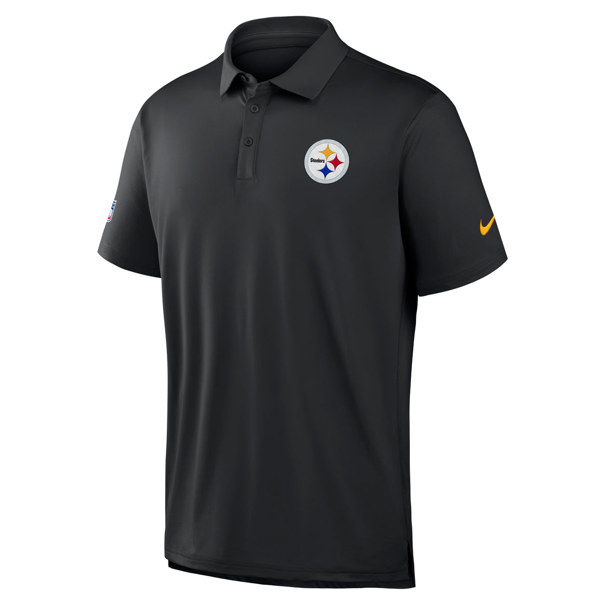 NFL Pittsburgh Steelers Nike Tour Polo- Black