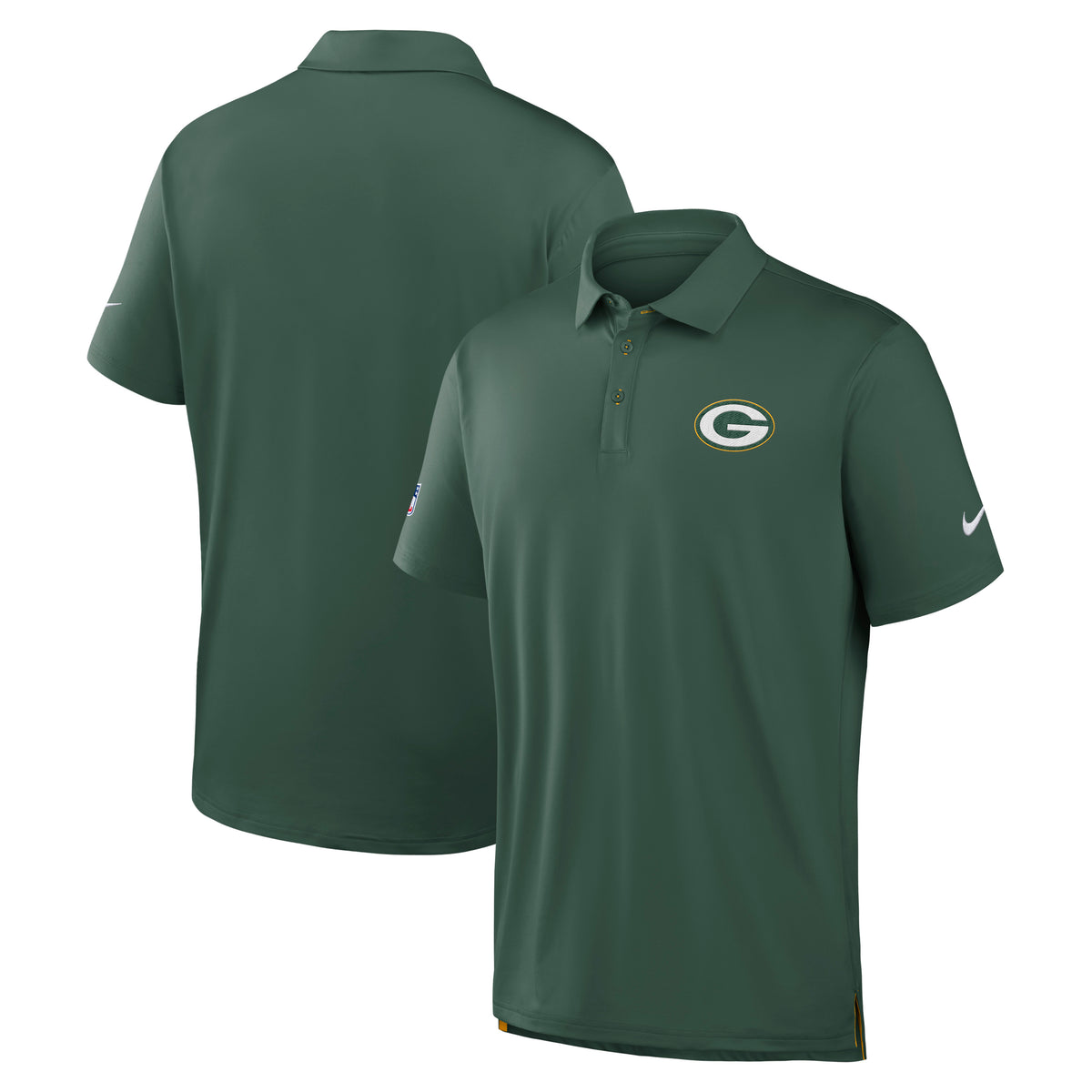 NFL Green Bay Packers Nike Tour Polo- Green