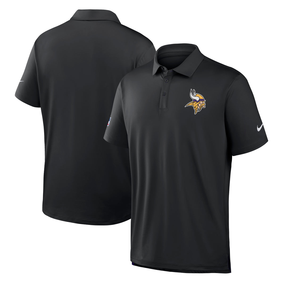 NFL Minnesota Vikings Nike Tour Polo- Black